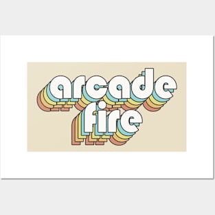 Retro Arcade Fire Posters and Art